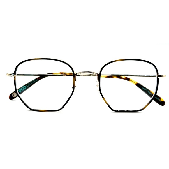 Garrett Leight GLCO Woodlawn Color Tiger Eye-Gold Trending Eyeglasses New Unisex - Picture 2 of 4